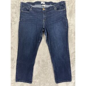 Lane Bryant Jeans Womens Plus 28‎ Blue Flex Magic Waistband Stretch Lyocell